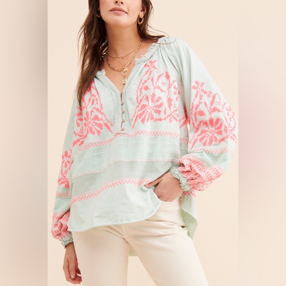 Free People Persuasion Top in Mint | Size Small